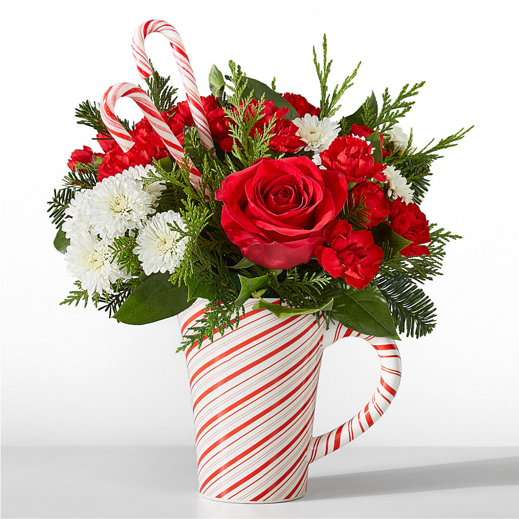 Peppermint Swirl Mug – The Blessed Florist, Brandon FL