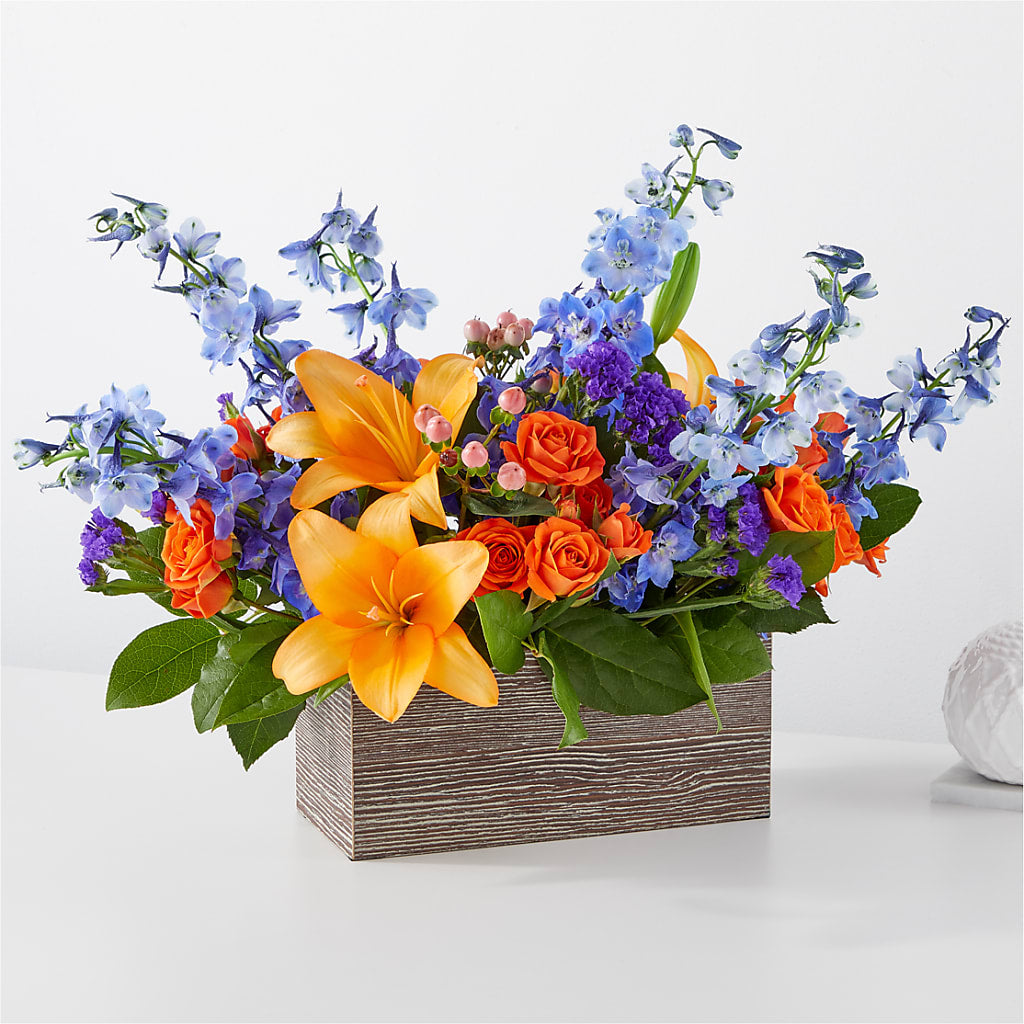 Radiant Citrus Box Bouquet – The Blessed Florist, Brandon FL