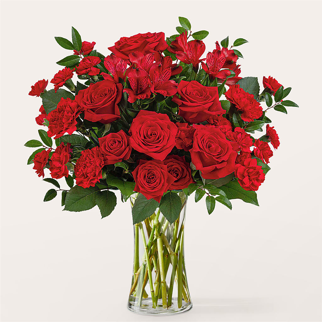 Brilliant Ruby Bouquet – The Blessed Florist, Brandon FL