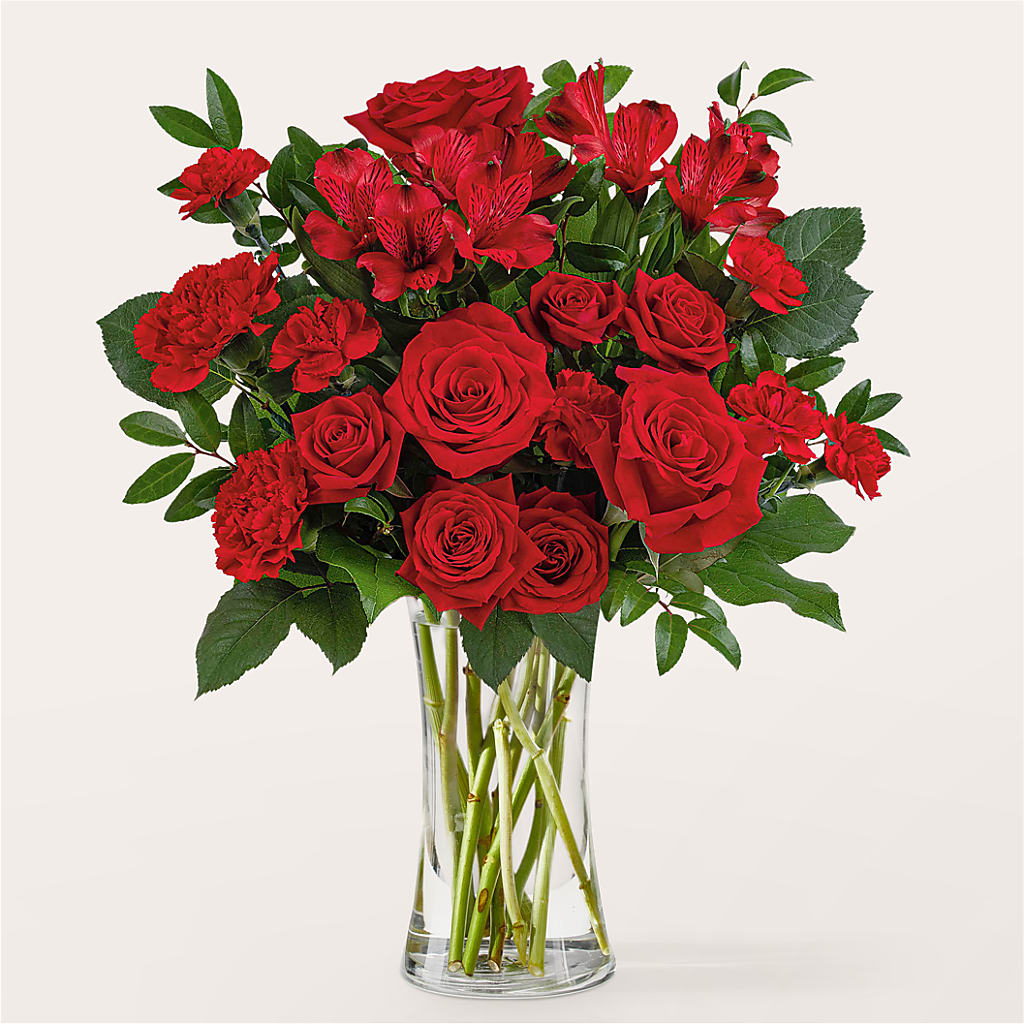 Brilliant Ruby Bouquet – The Blessed Florist, Brandon FL