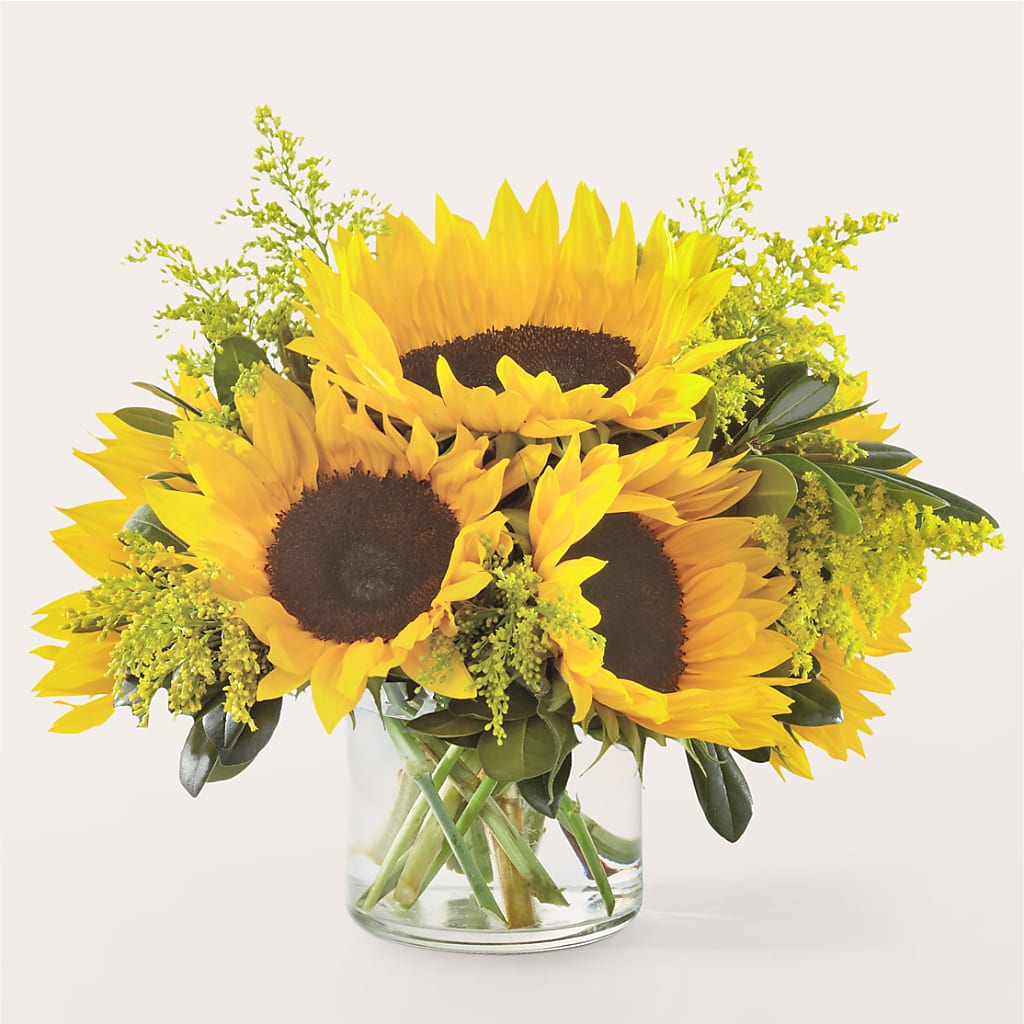Beaming Sunflower Bouquet – The Blessed Florist, Brandon FL