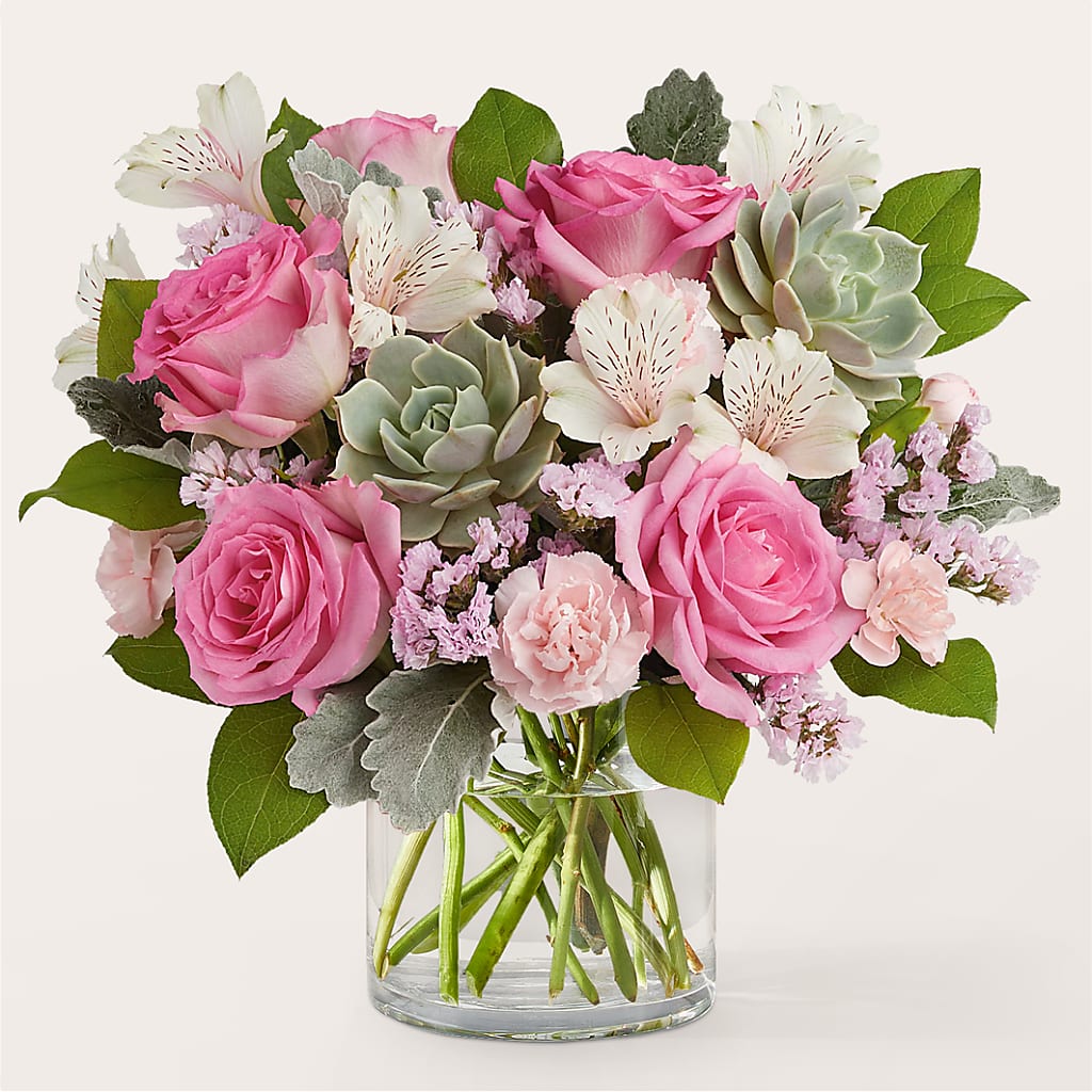 Dusty Rose Bouquet – The Blessed Florist, Brandon FL
