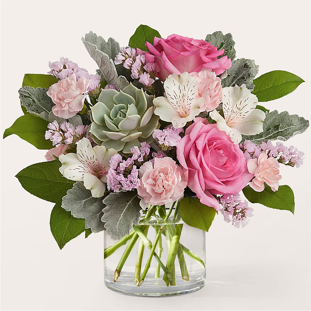 Dusty Rose Bouquet – The Blessed Florist, Brandon FL