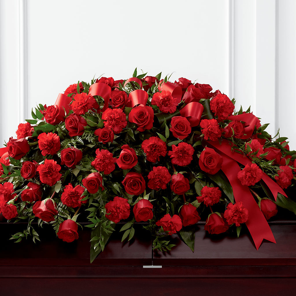 Tribute of Life Casket Spray – The Blessed Florist, Brandon FL