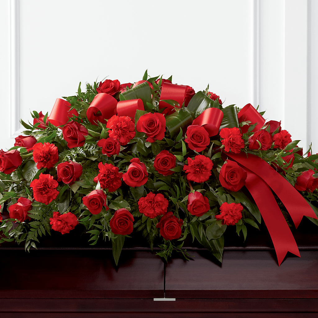 Tribute of Life Casket Spray – The Blessed Florist, Brandon FL
