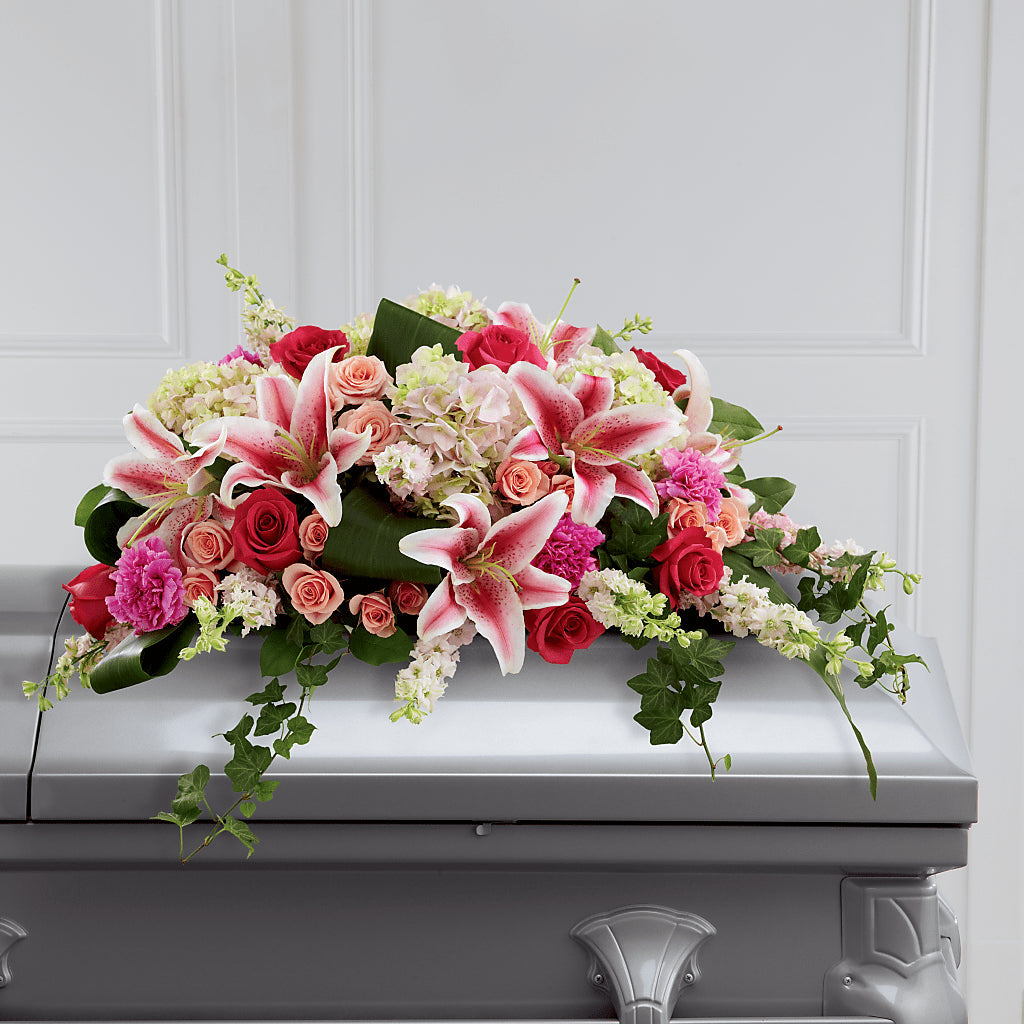 Splendid Grace Casket Spray – The Blessed Florist, Brandon FL