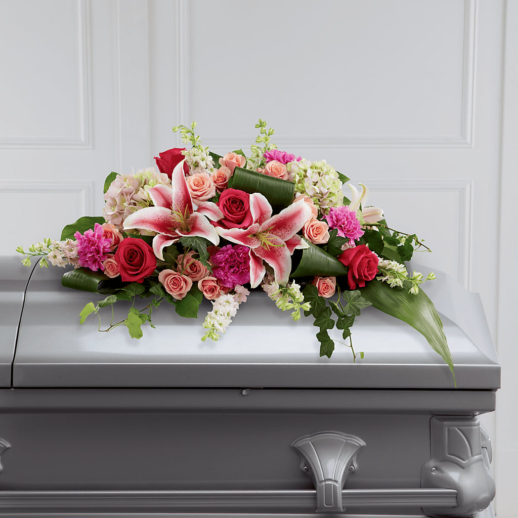 Splendid Grace Casket Spray – The Blessed Florist, Brandon FL