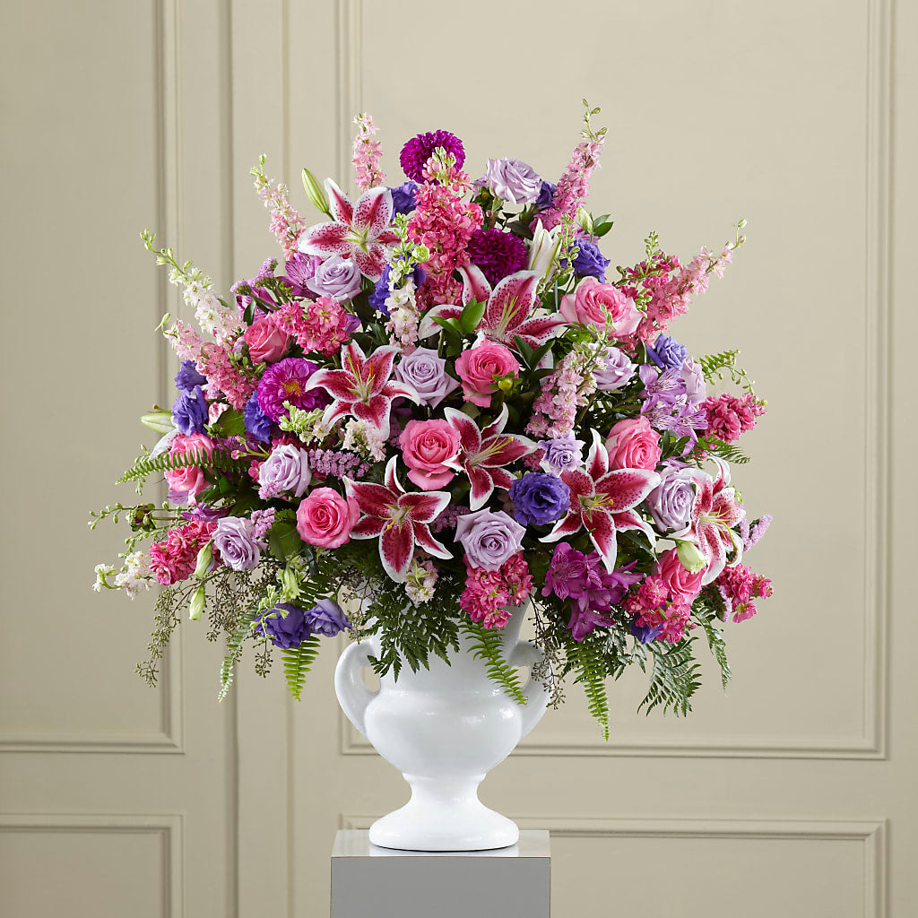 Peaceful Tribute Arrangement – The Blessed Florist, Brandon FL