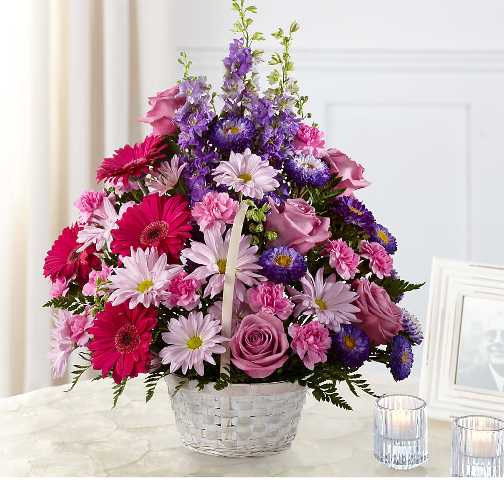 Pastel Peace Basket – The Blessed Florist, Brandon FL