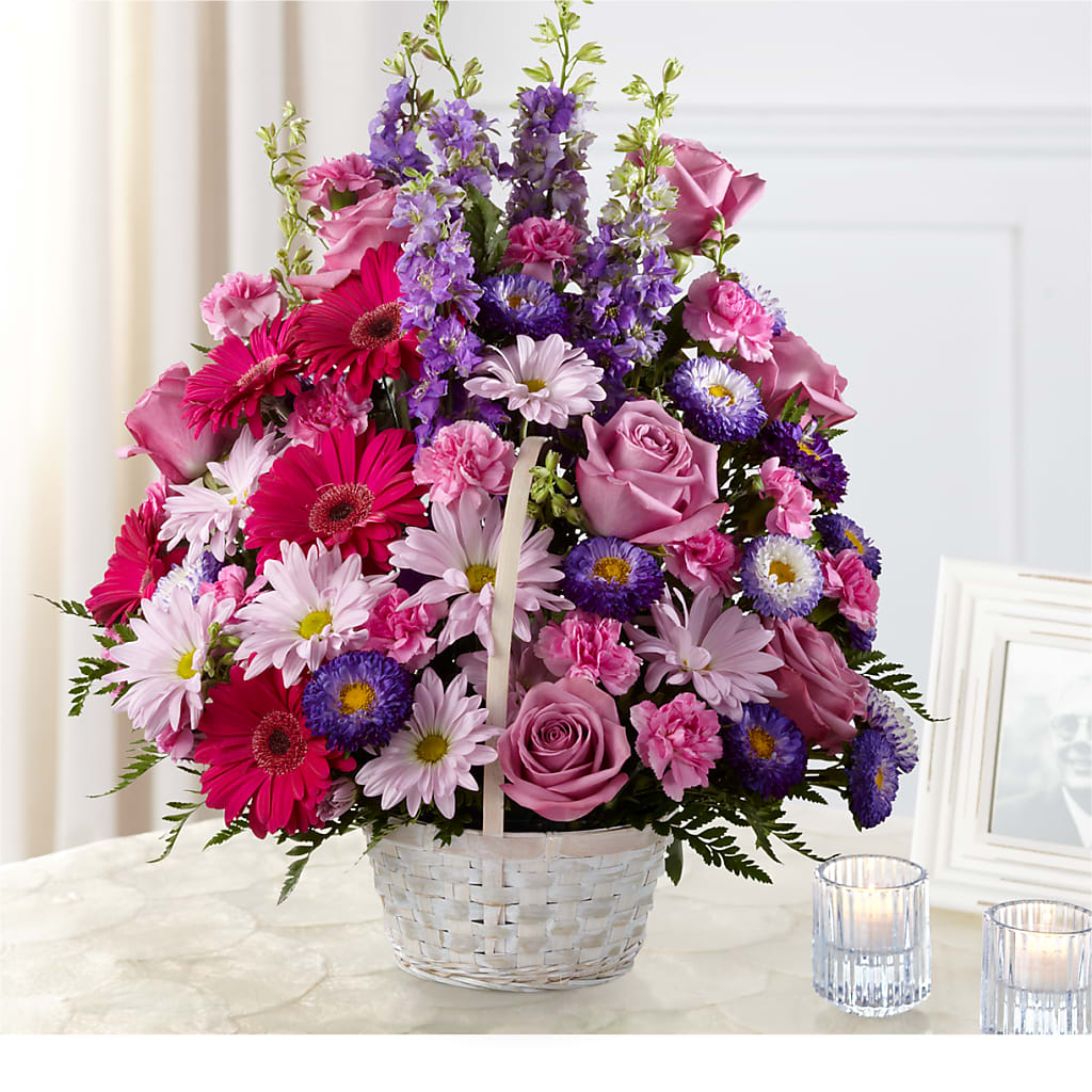 Pastel Peace Basket – The Blessed Florist, Brandon FL