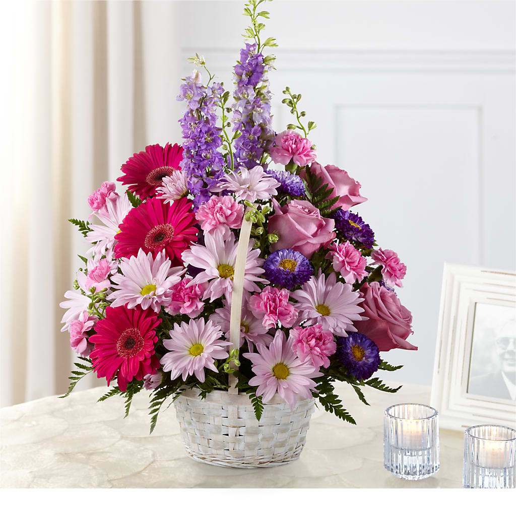 Pastel Peace Basket – The Blessed Florist, Brandon FL