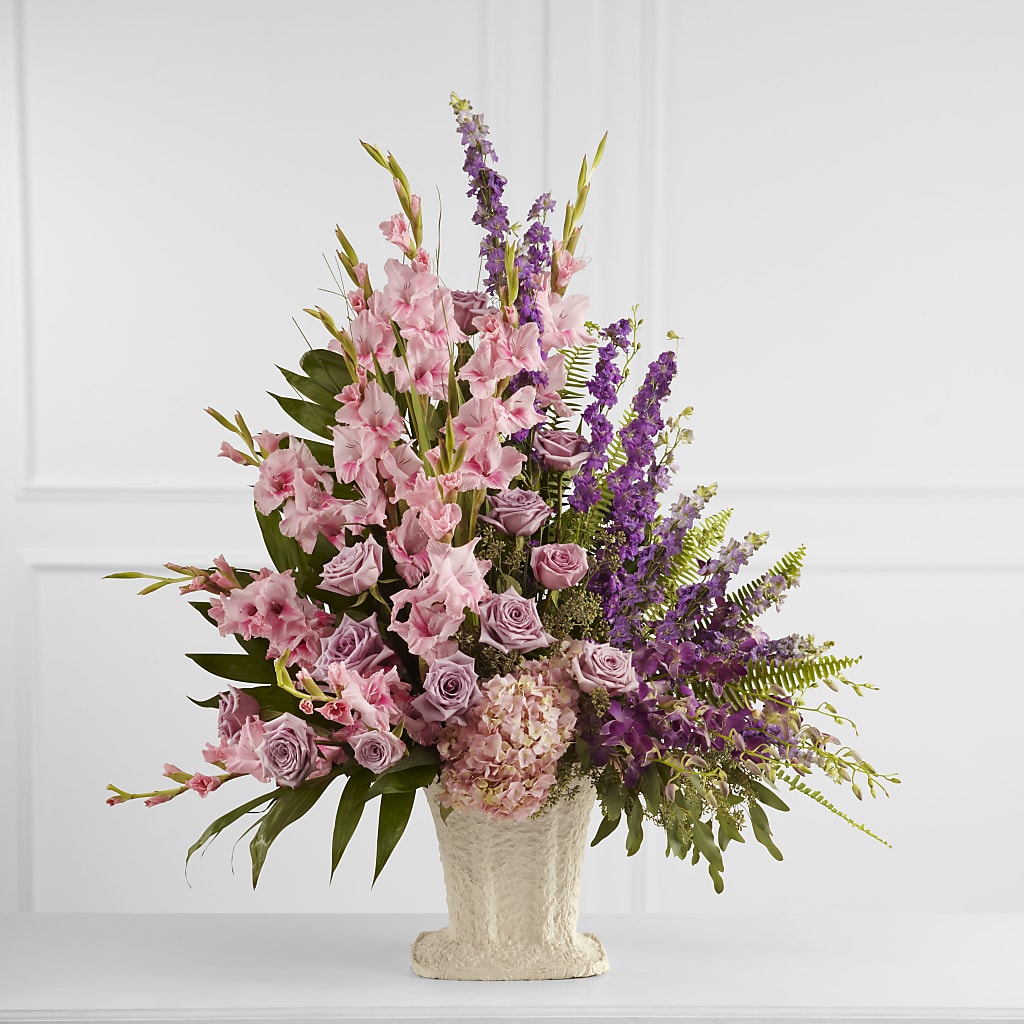 Flowing Garden Arrangement – The Blessed Florist, Brandon FL