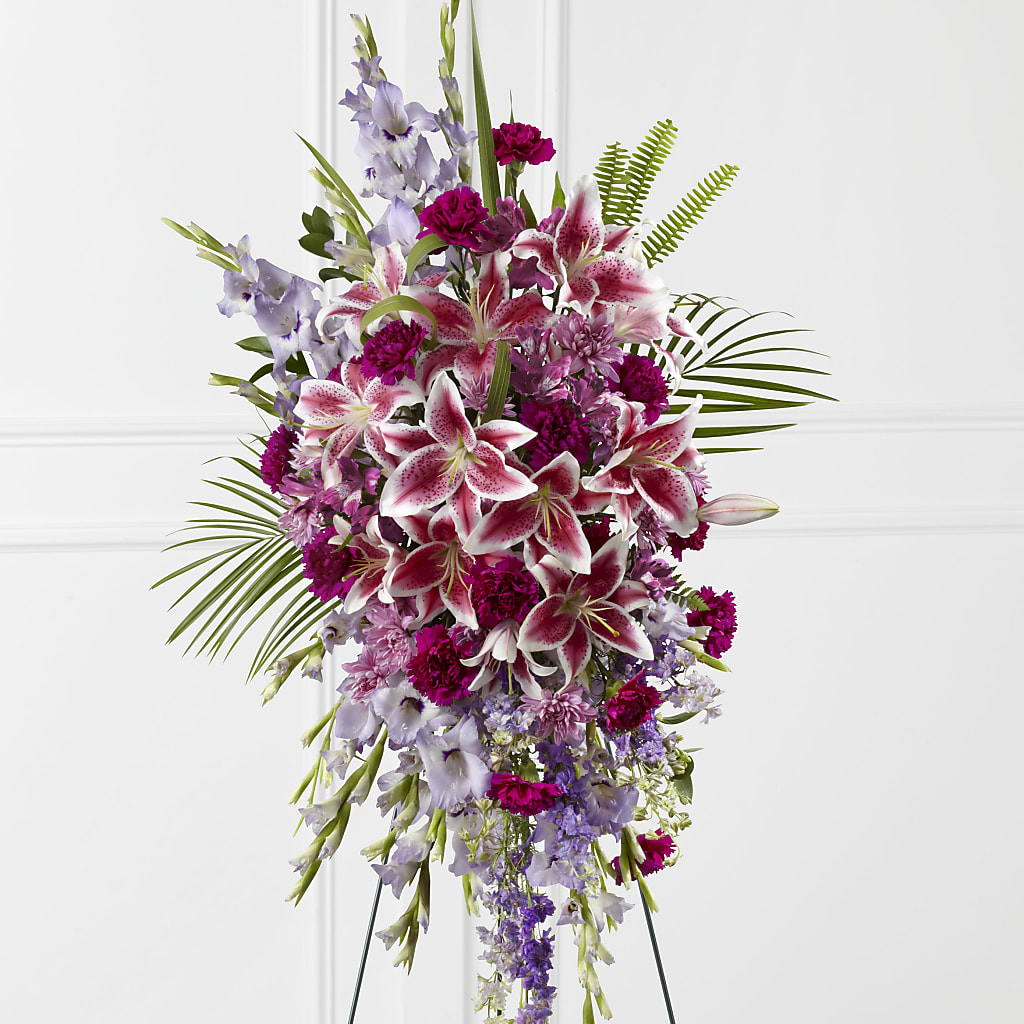 Tender Touch Standing Spray – The Blessed Florist, Brandon FL