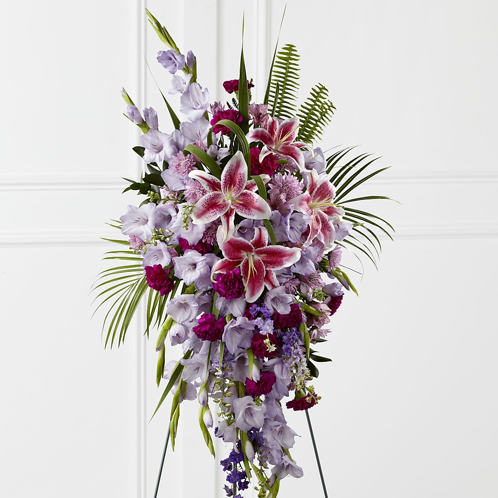 Tender Touch Standing Spray – The Blessed Florist, Brandon FL