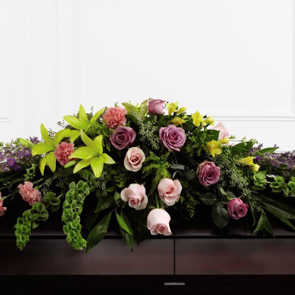 Forever Beloved Casket Spray – The Blessed Florist, Brandon FL