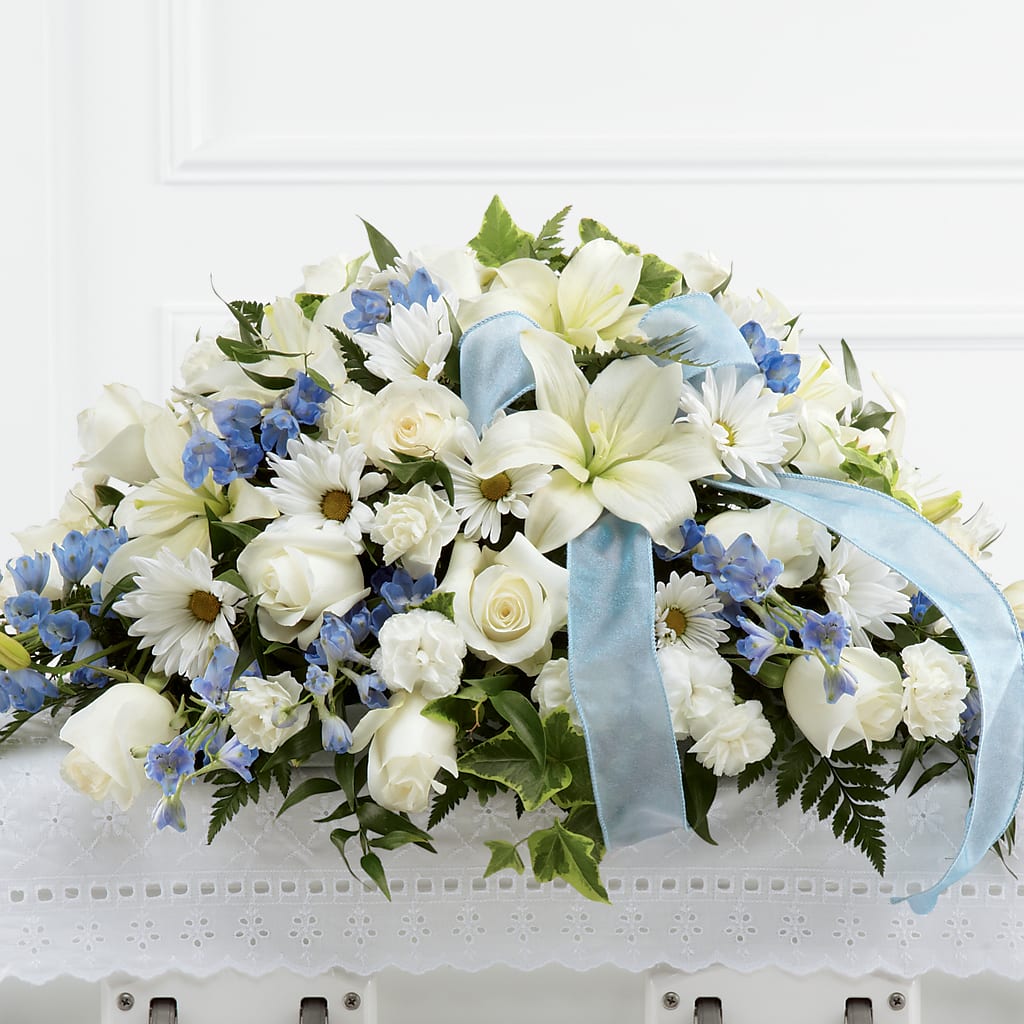 Tender Treasure Casket Spray – The Blessed Florist, Brandon FL