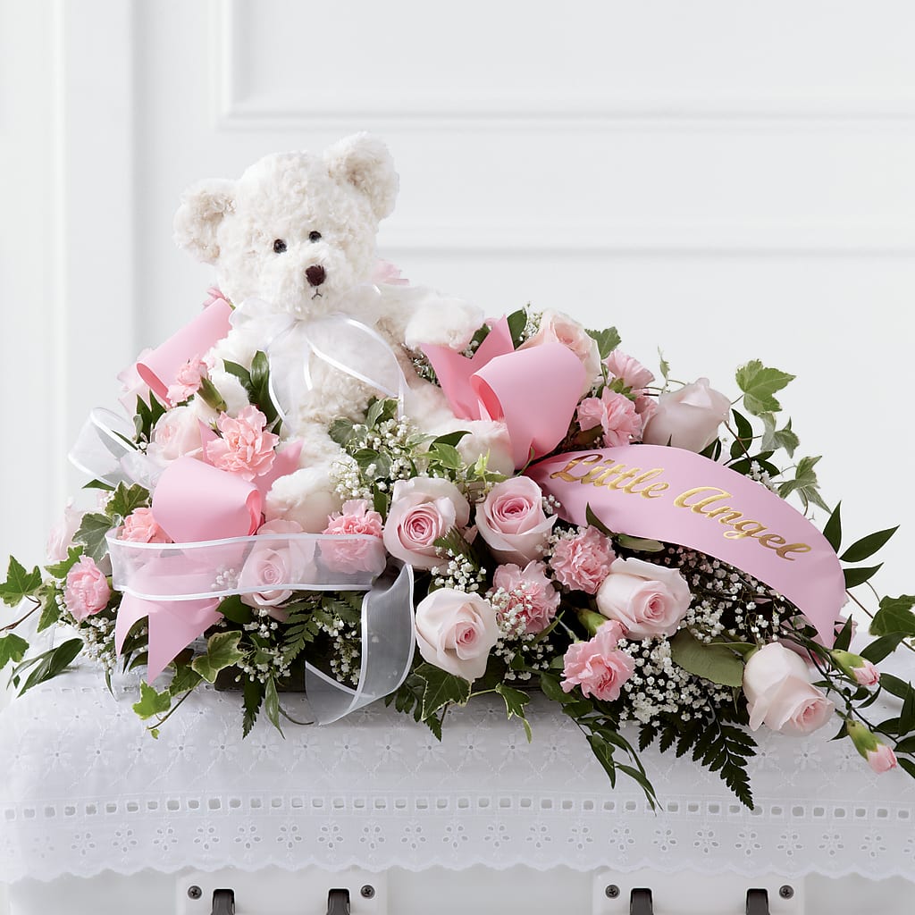 Touch of Sympathy Casket Spray – The Blessed Florist, Brandon FL