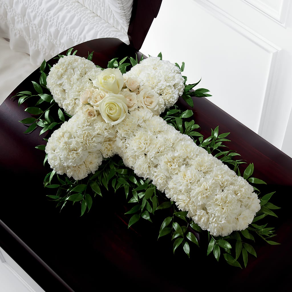 Peaceful Memories Casket Spray (Standard) – The Blessed Florist, Brandon FL