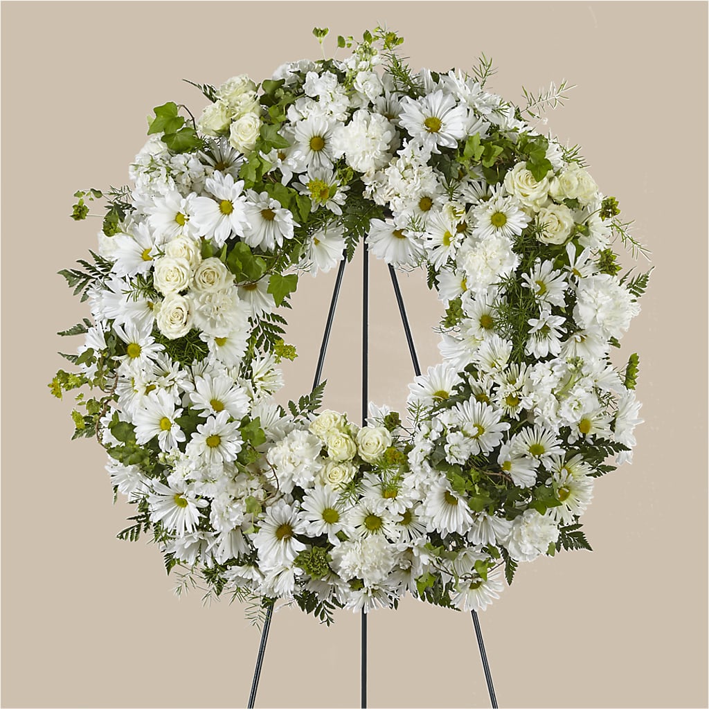 Faithful Wishes Wreath – The Blessed Florist, Brandon FL