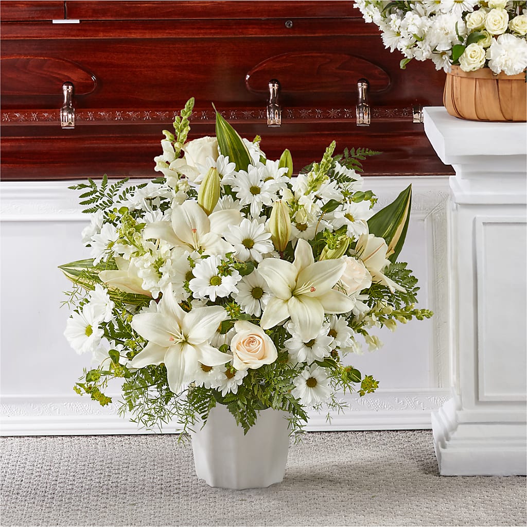 Thoughts of Tranquility Floor Basket – The Blessed Florist, Brandon FL
