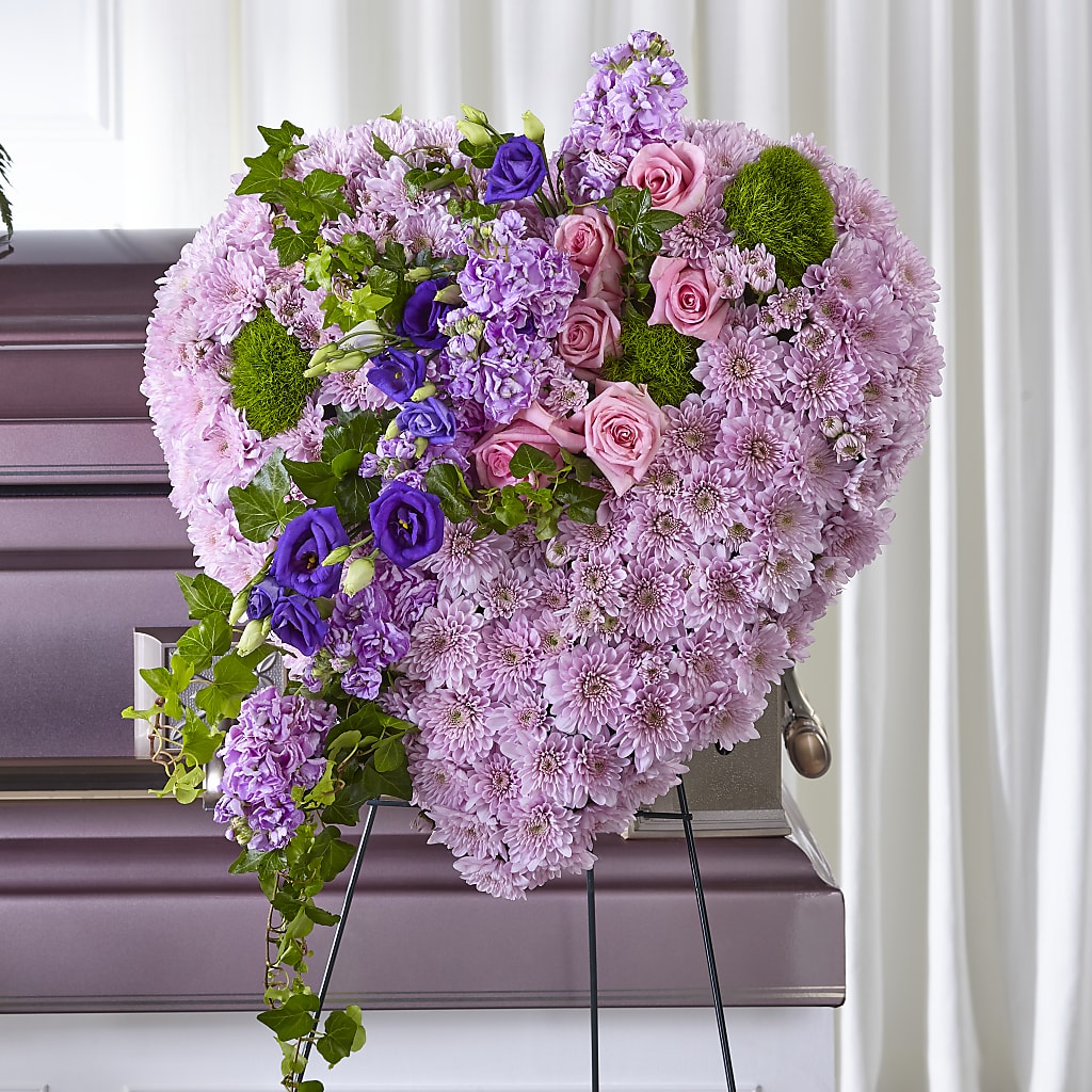 Treasured Love Standing Heart – The Blessed Florist, Brandon FL