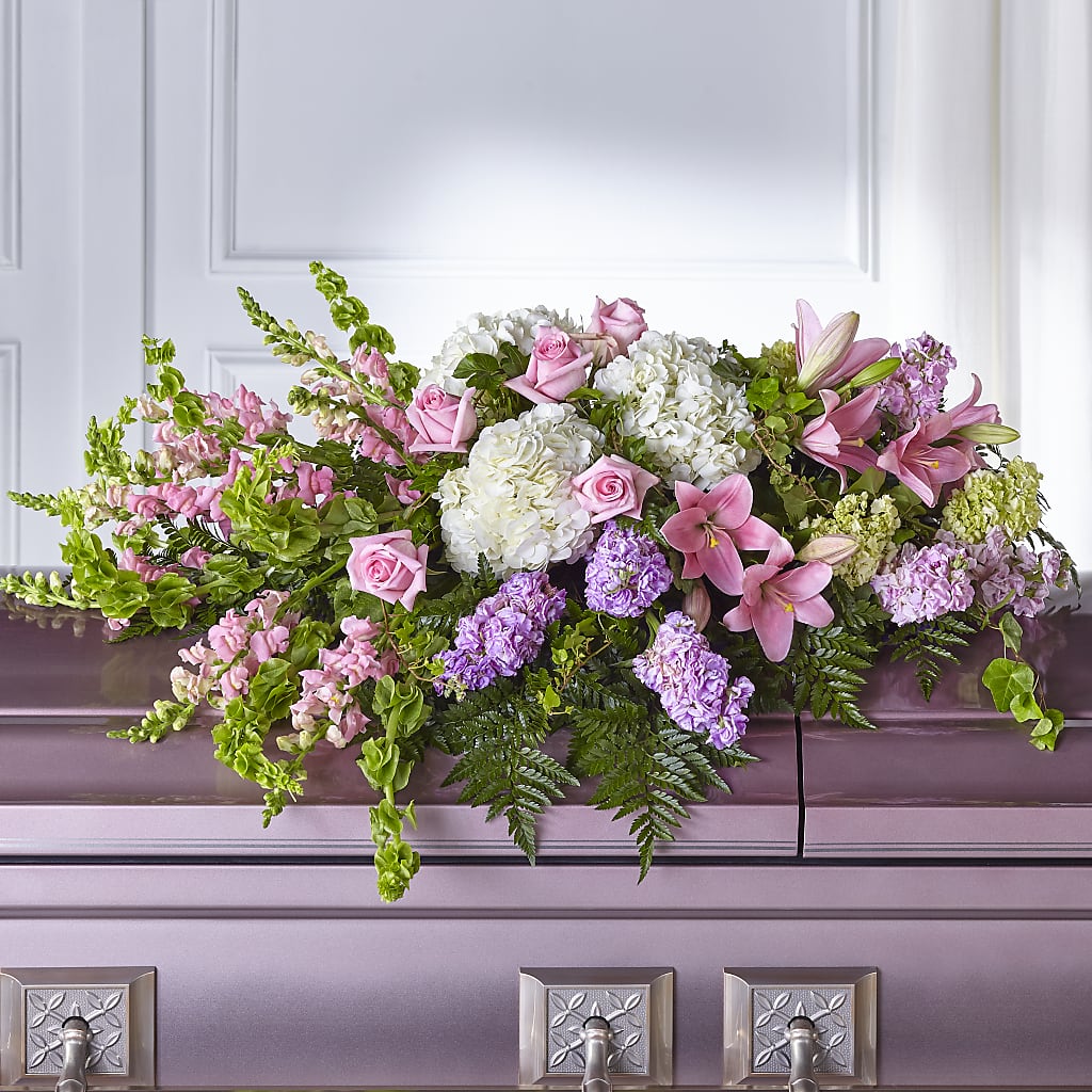 Life's Gratitude Casket Spray – The Blessed Florist, Brandon FL