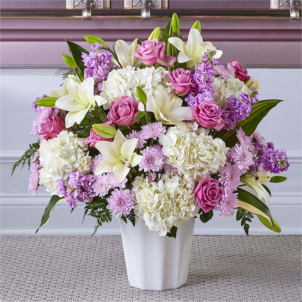 Heaven Sent Floor Basket – The Blessed Florist, Brandon FL