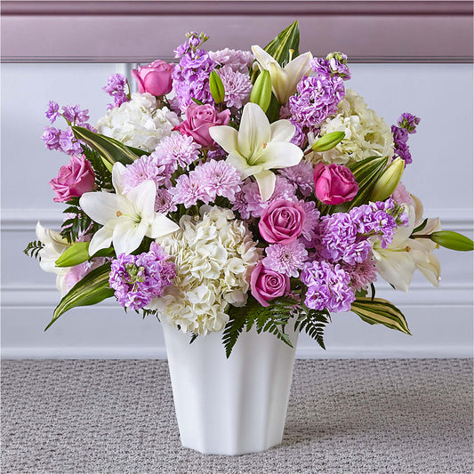 Heaven Sent Floor Basket – The Blessed Florist, Brandon FL