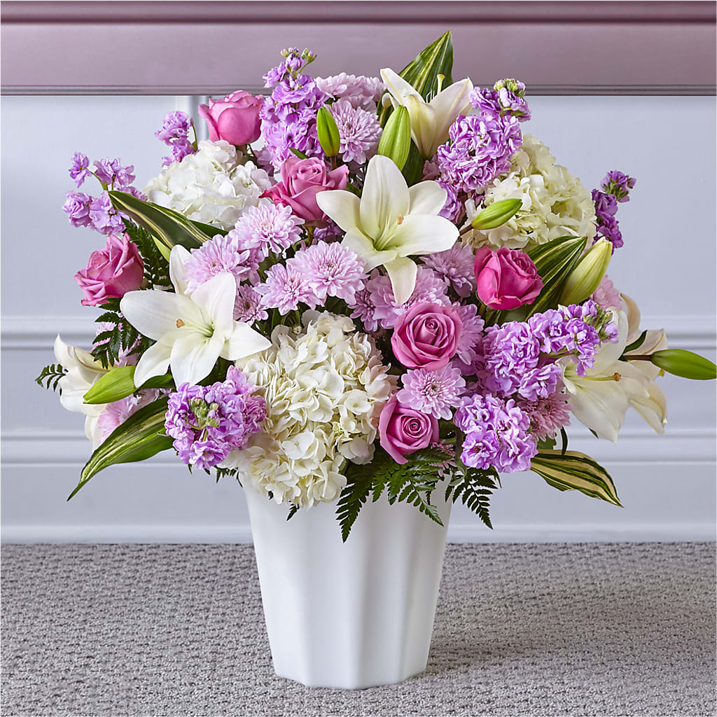 Heaven Sent Floor Basket – The Blessed Florist, Brandon FL