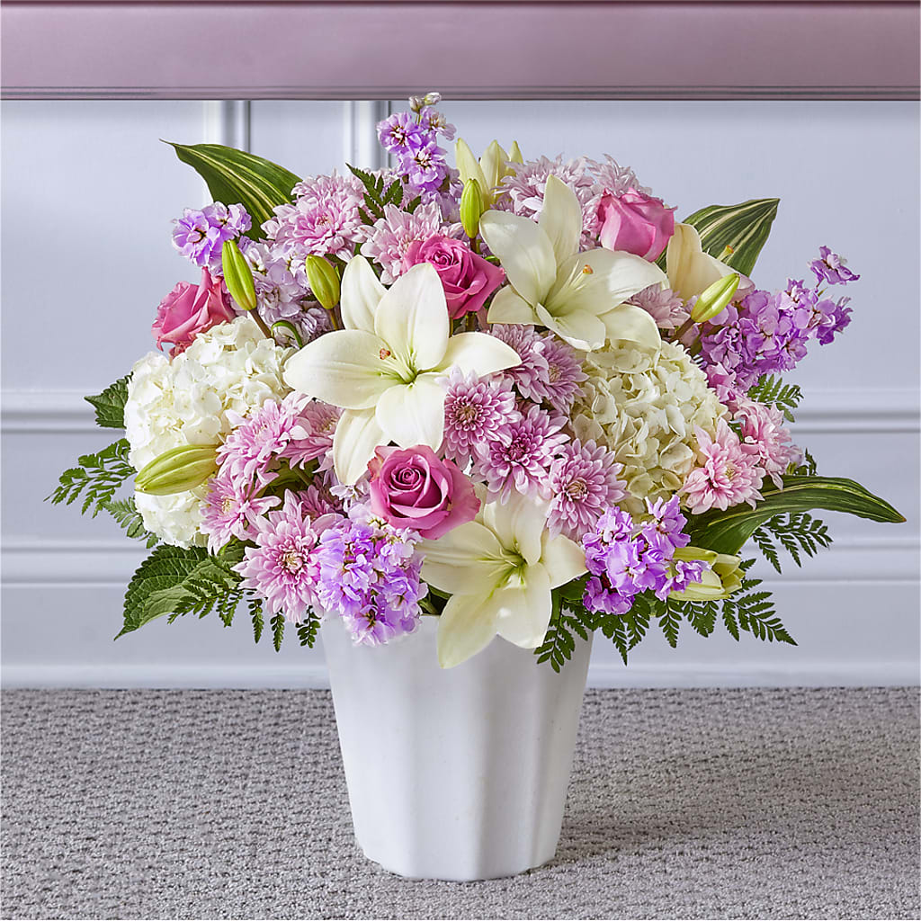 Heaven Sent Floor Basket – The Blessed Florist, Brandon FL