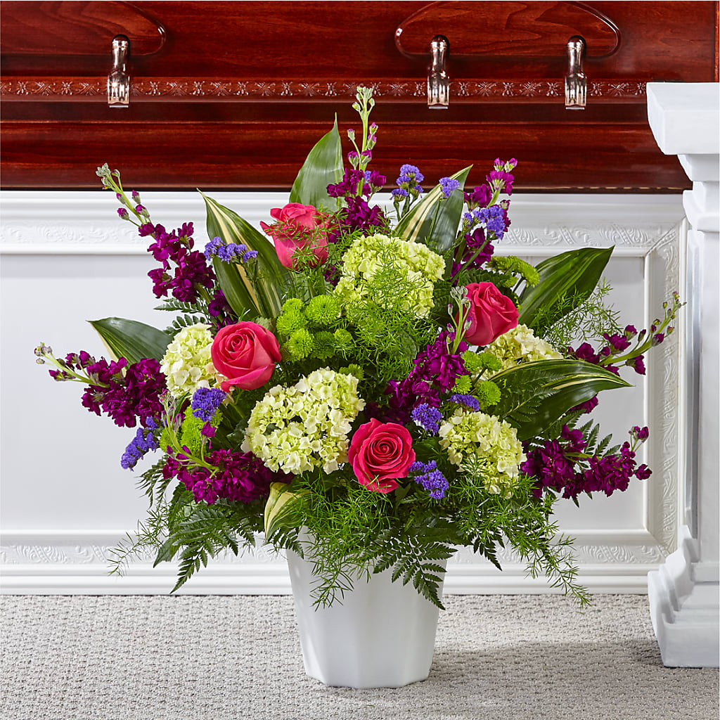 Beautiful Horizons Floor Basket – The Blessed Florist, Brandon FL
