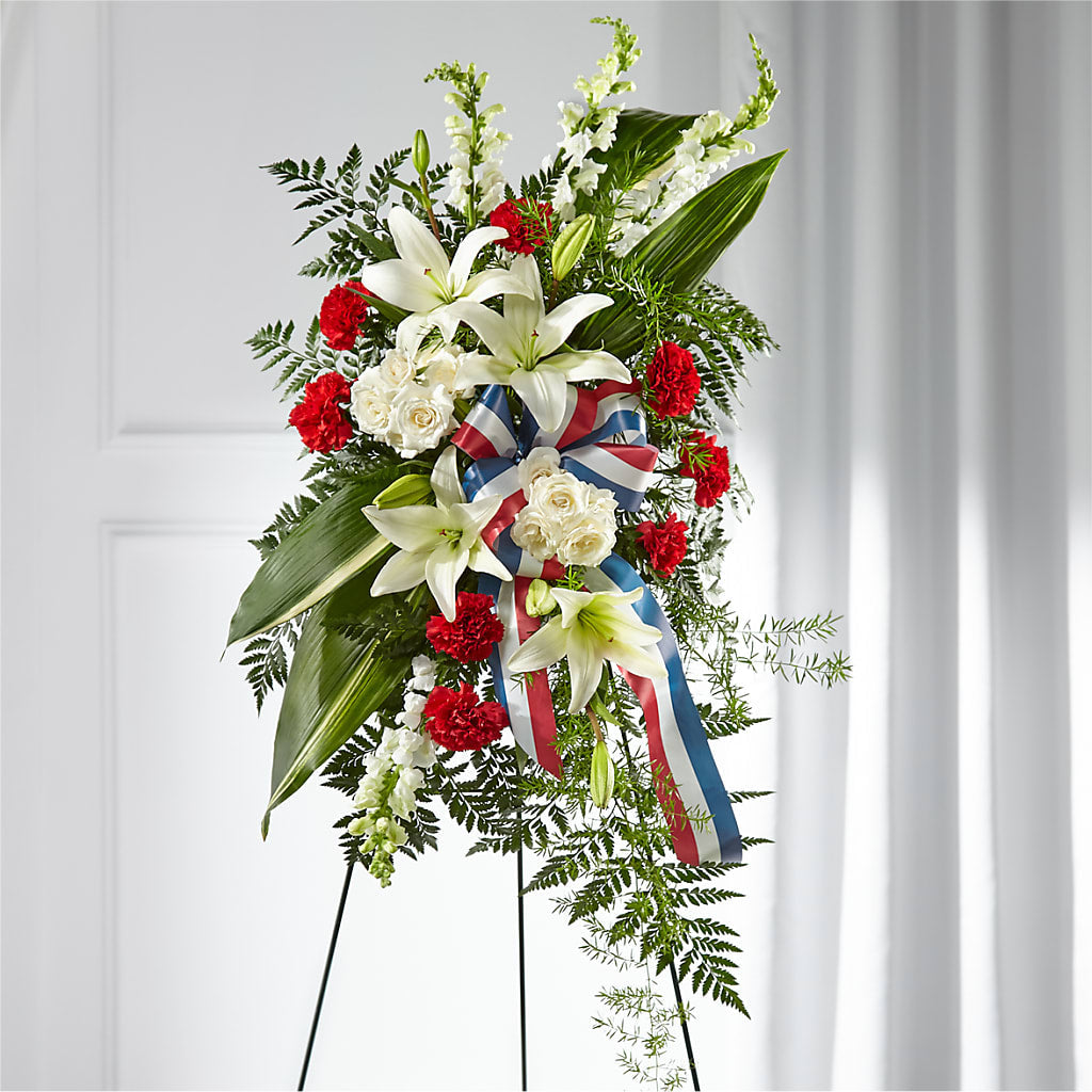 Stars of Life Standing Spray – The Blessed Florist, Brandon FL