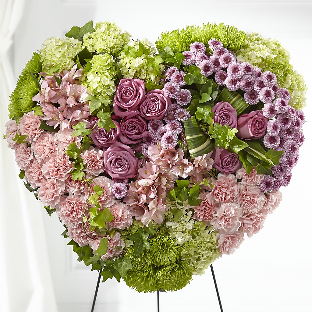 Heartwarming Standing Heart – The Blessed Florist, Brandon FL