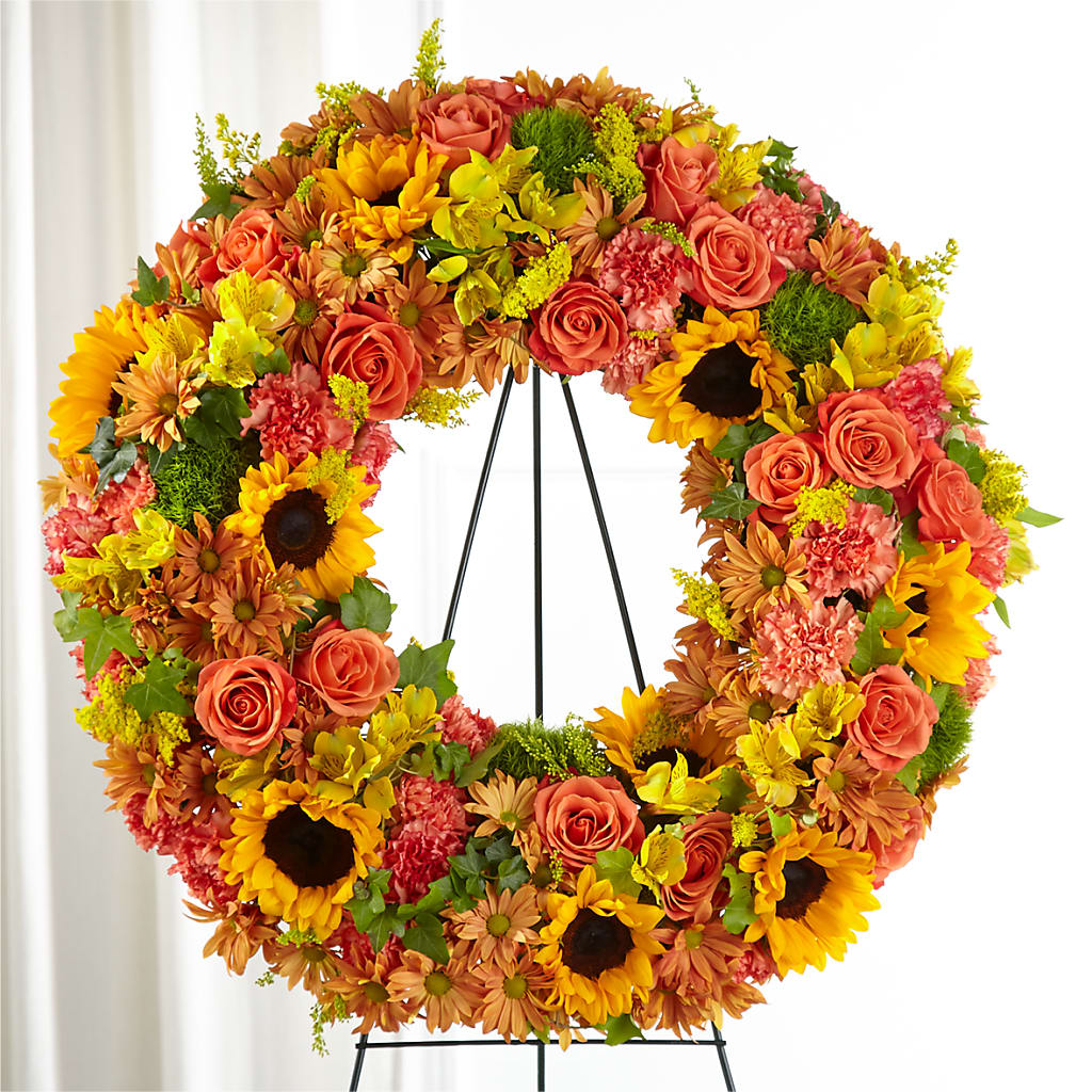 Autumnal Memories Wreath (Standard) – The Blessed Florist, Brandon FL