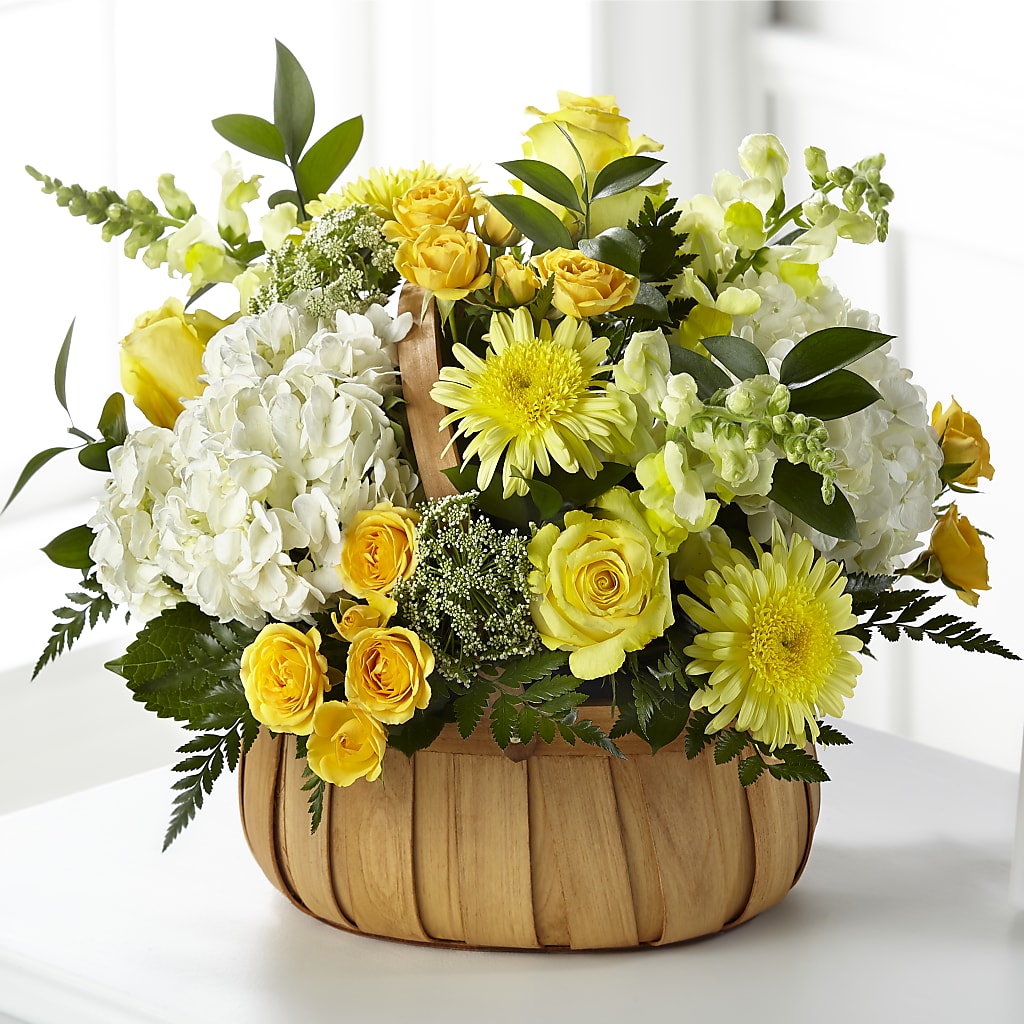 Rustic Remembrance Basket – The Blessed Florist, Brandon FL