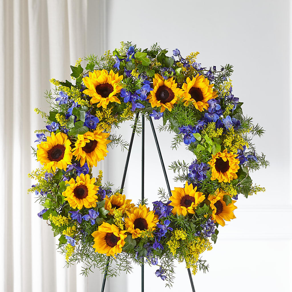 Bright Rays Wreath – The Blessed Florist, Brandon FL