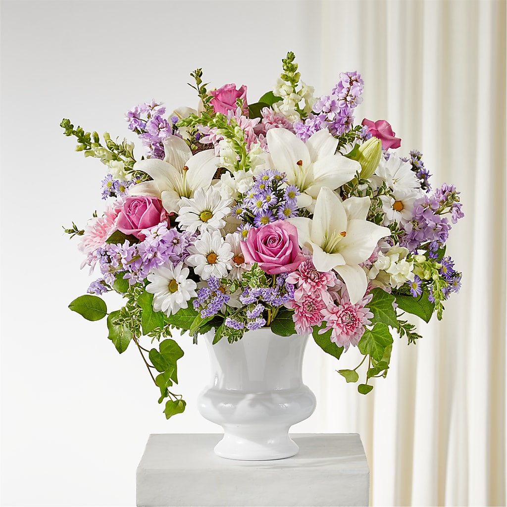 Remarkable Life Urn Arrangement – The Blessed Florist, Brandon FL