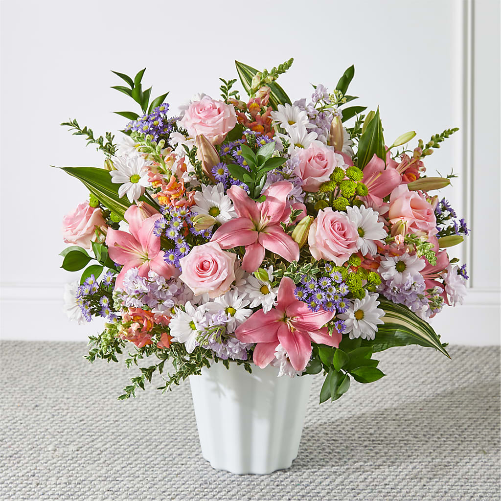 Abundant Compassion Floor Basket – The Blessed Florist, Brandon FL