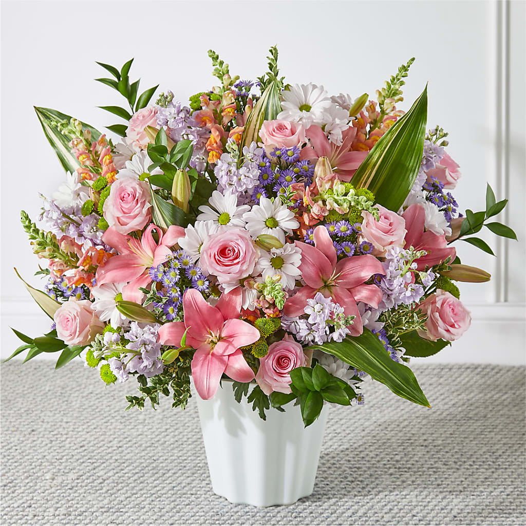 Abundant Compassion Floor Basket – The Blessed Florist, Brandon FL