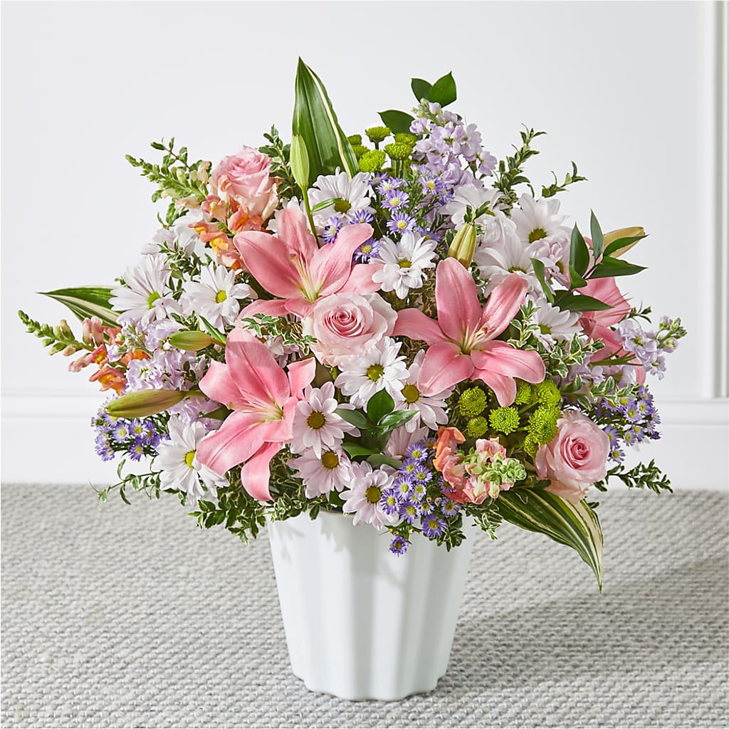 Abundant Compassion Floor Basket – The Blessed Florist, Brandon FL