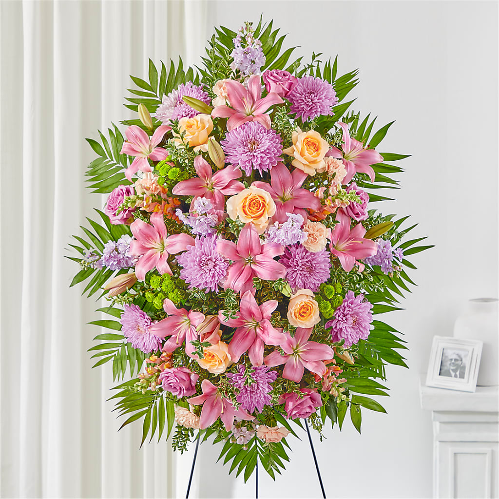 Love & Light Standing Spray – The Blessed Florist, Brandon FL