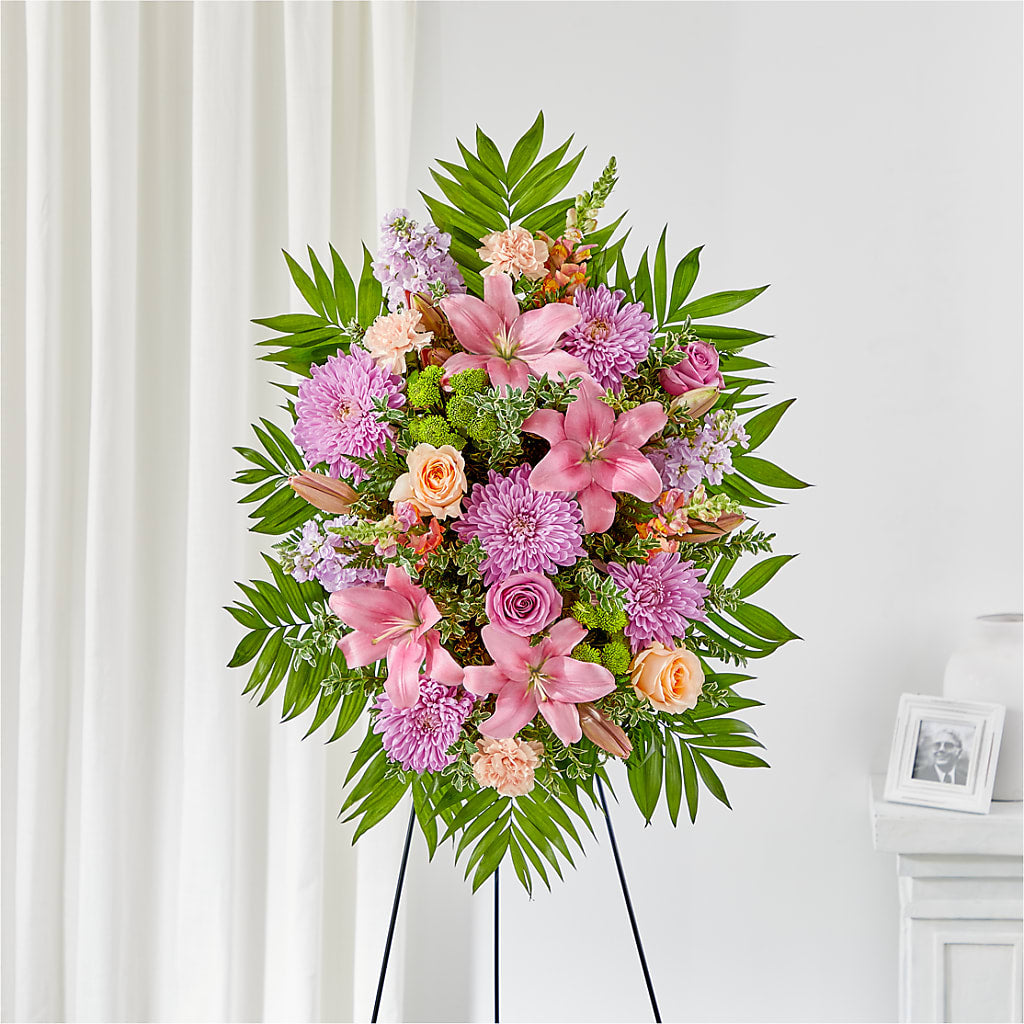 Love & Light Standing Spray – The Blessed Florist, Brandon FL