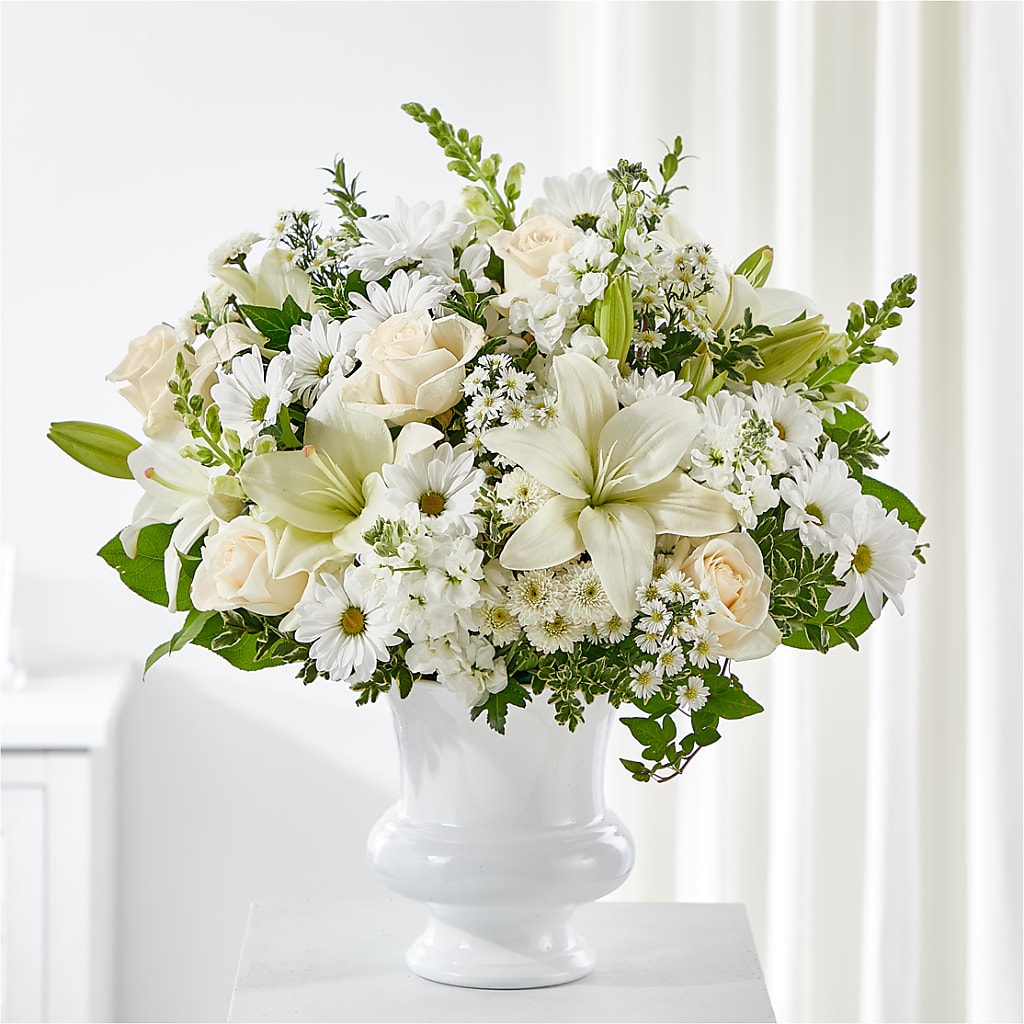 Uplifting Urn Arrangement – The Blessed Florist, Brandon FL