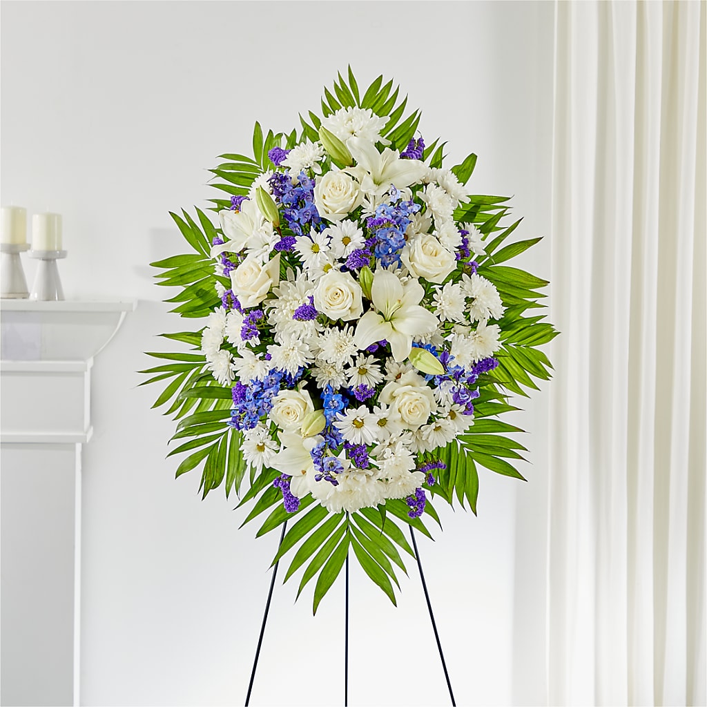 At Rest Standing Spray – The Blessed Florist, Brandon FL