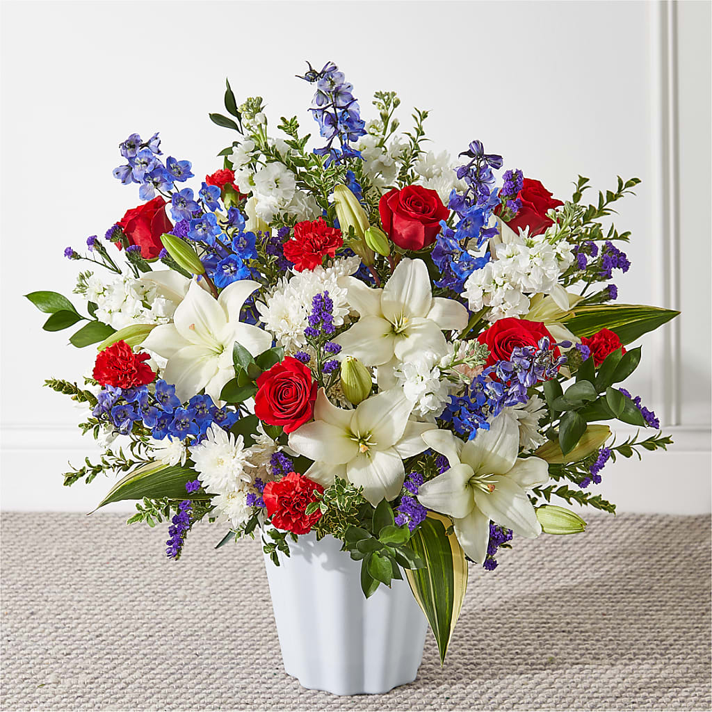 Consoled Floor Basket – The Blessed Florist, Brandon FL