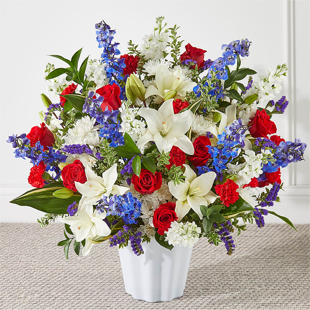 Consoled Floor Basket – The Blessed Florist, Brandon FL