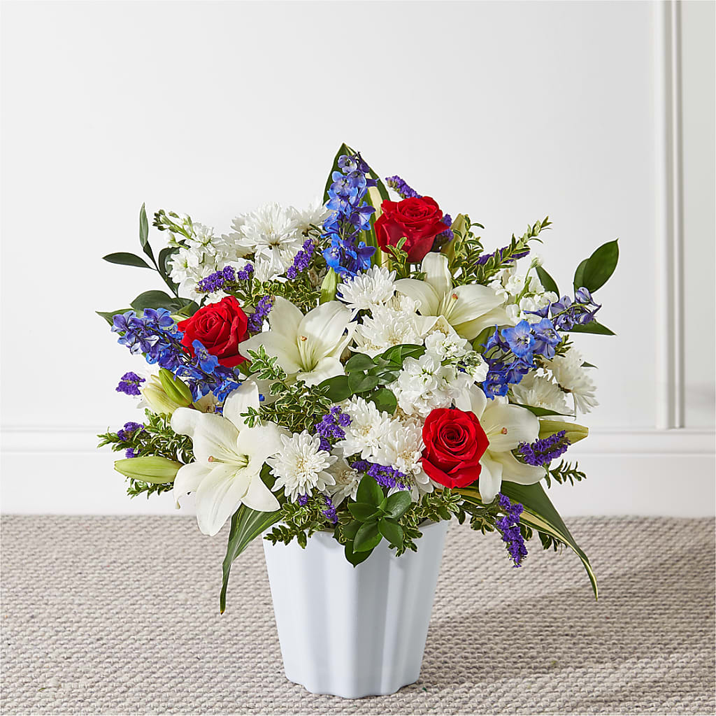Consoled Floor Basket – The Blessed Florist, Brandon FL