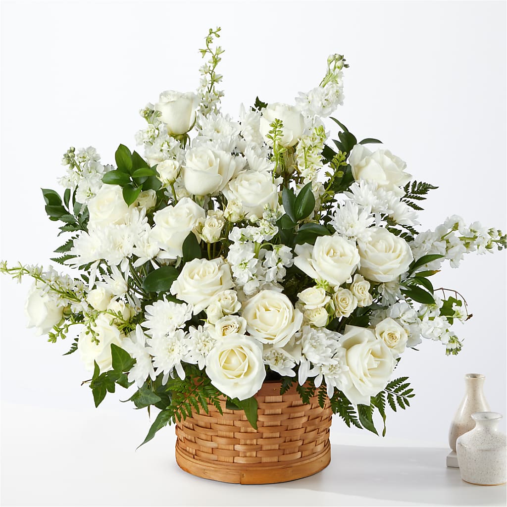Heartfelt Condolences Arrangement – The Blessed Florist, Brandon FL