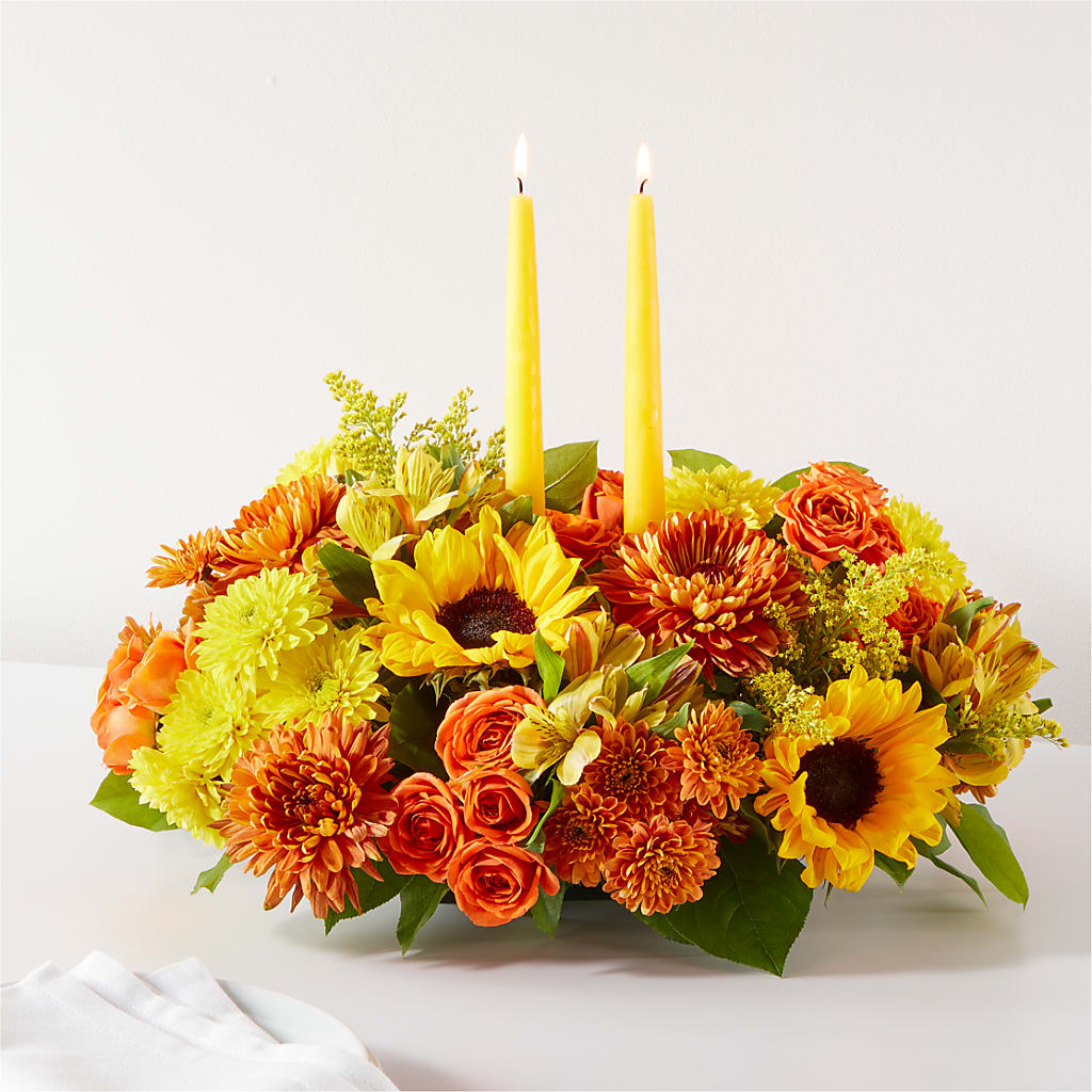 Autumn Harmony Centerpiece – The Blessed Florist, Brandon FL