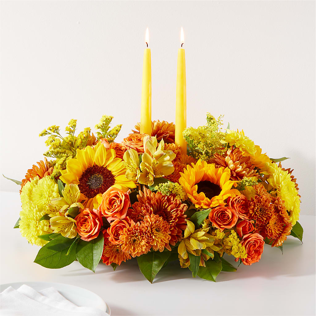 Autumn Harmony Centerpiece – The Blessed Florist, Brandon FL
